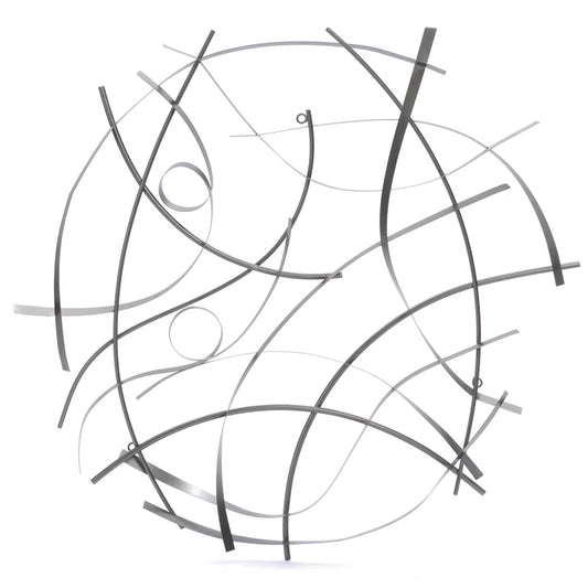 Handmade Modern Abstract Wall Decor on Metal