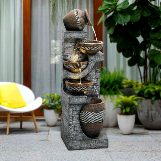 42.5inches Garden Landscape Water Fountain for Home Garden Decor