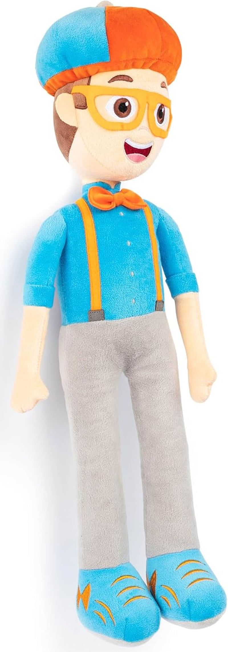 Blippi Plush Pillow Buddy - Super Soft Kids Character Pillow - Polyester Microfiber, 24 Inches