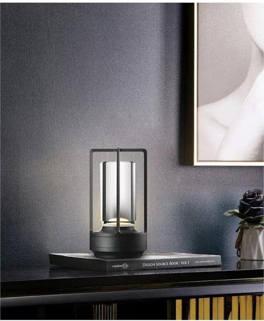 Portable Metal Table Lamp for Indoor/Outdoor ,Rechargeable Cordless LED Lamp,...