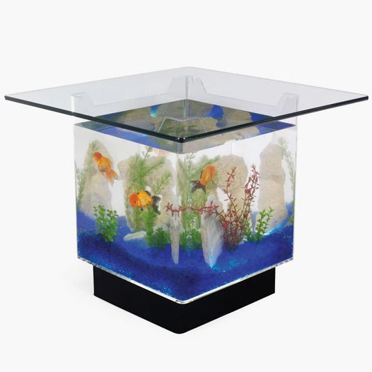 Claire 13-Gallon Square Fish Tank Coffee Table