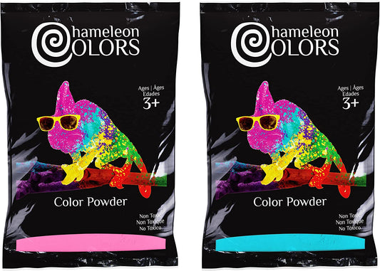 Blue & Pink Gender Reveal Powder - Two 1 Lb Bags - Vibrant Blue & Pink Color - Powder for Baby Boy or Girl Gender Reveal - Easy-Open Bags - Easy Cleanup - Non-Toxic