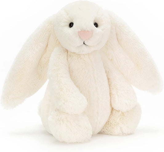 Bashful Cream Bunny Stuffed Animal, Medium 12 Inches | Rabbit and Bunny Plush Toy | Classic Children'S Gift