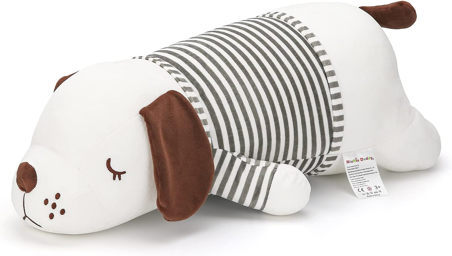 Stuffed Animals Dog 23.6Inches Large Plush Pillow for Kids Jumbo Kawaii Plushies Puppy Soft Toy Hugging Body Pillow for Sleeping Corgi Plushie Birthday Gift for Girls Boys