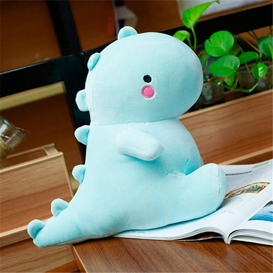 Cute Stuffed Dinosaur Toy Plush Doll Soft Stuffed Animals Dino Plushie Birthday Gifts for Kids Girls Boys Blue 11.8 Inch